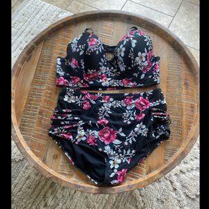 Bikini floral size 2x